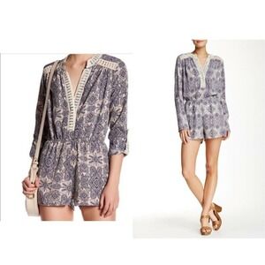 Romeo & Juliet Couture Roll Tab Sleeve Romper